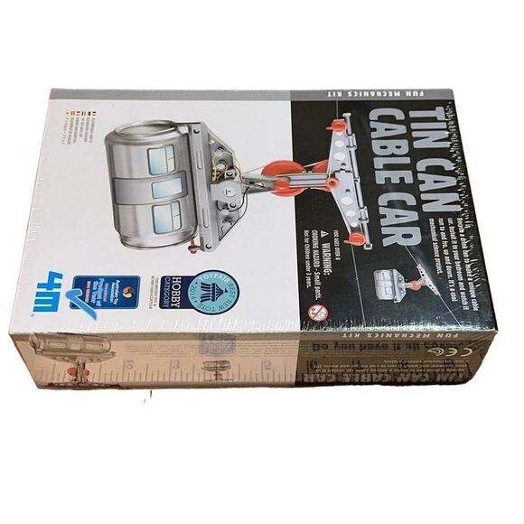 4M Tin Can Cable Car Fun Mechanics Kit Educational Experiment Science Building - Picture 4 of 7